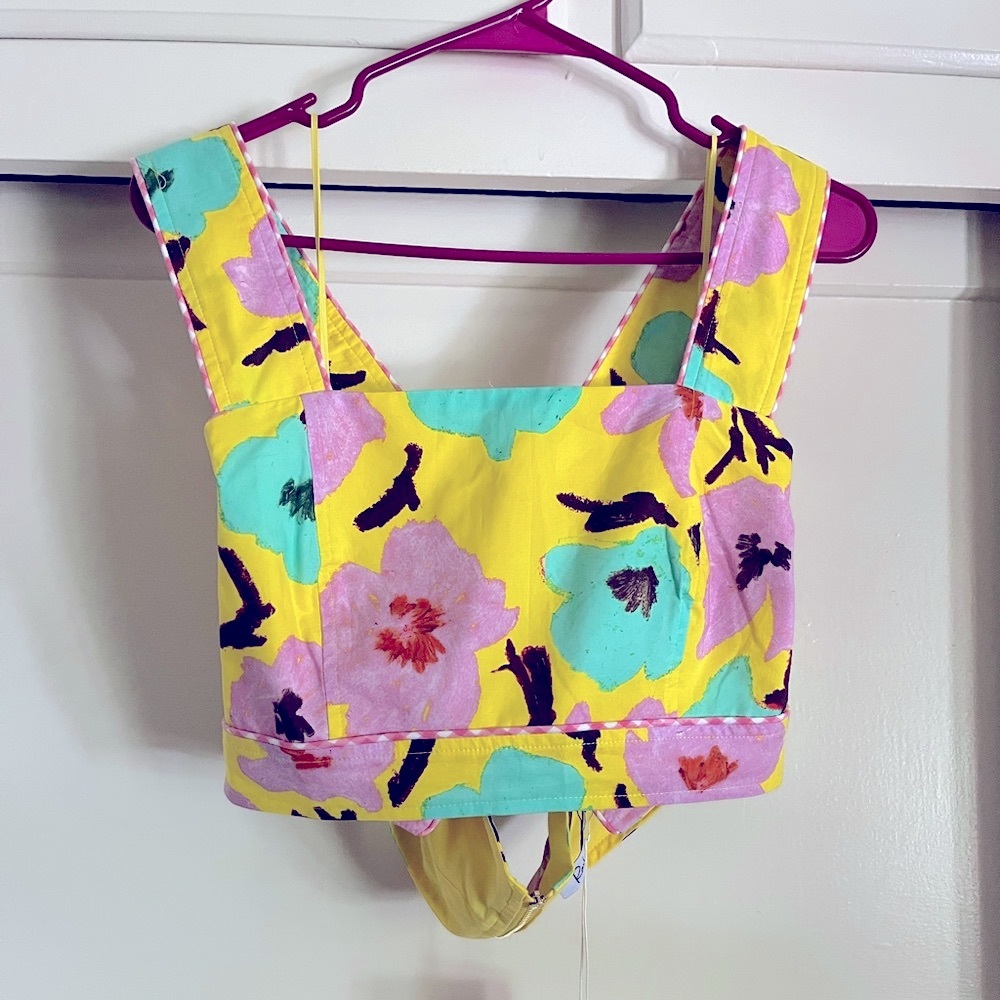 Rachel Antonoff Yellow Poppy Antonia Top